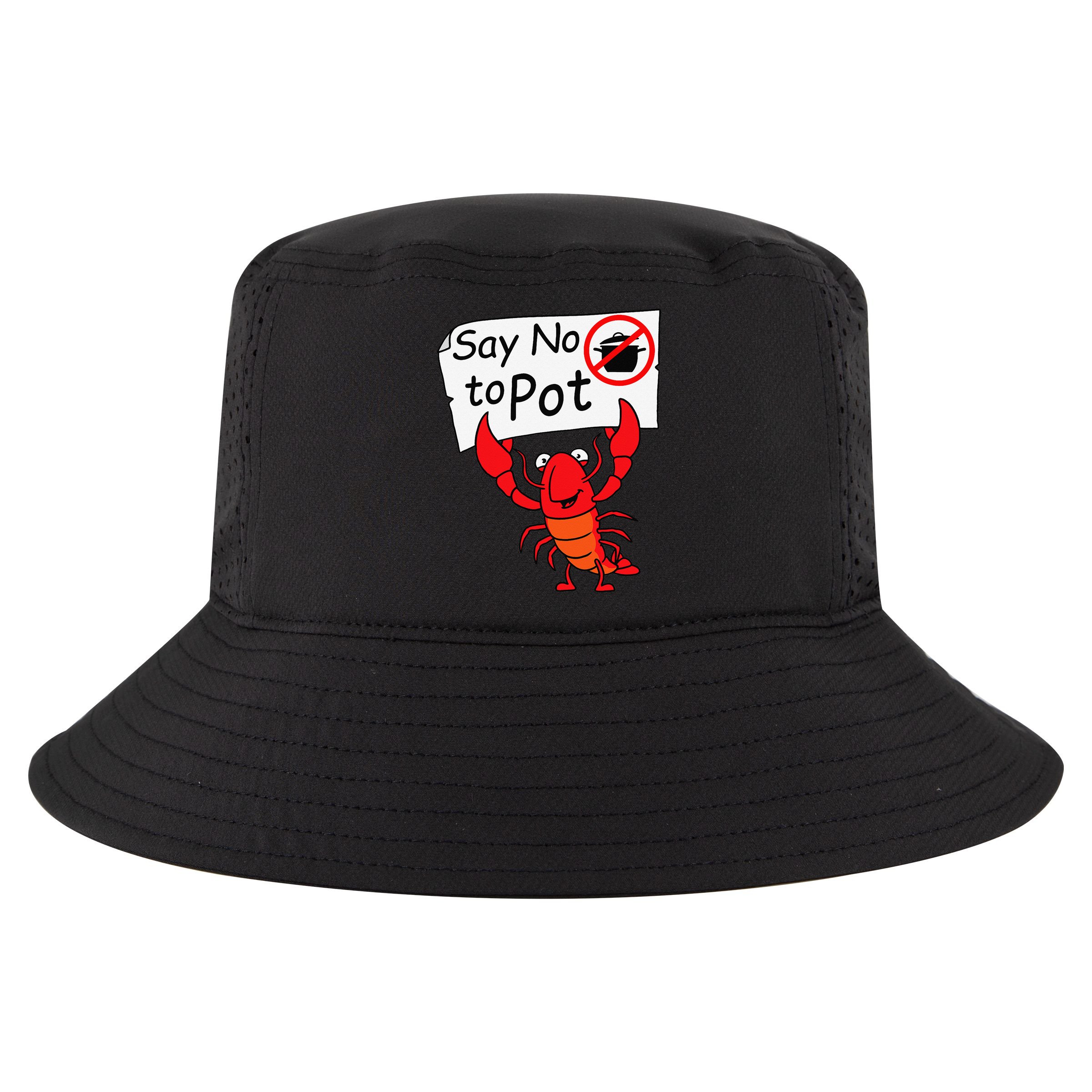Crawfish Crayfish Say No To Pot Crawfish Boil Cool Comfort Performance Bucket Hat