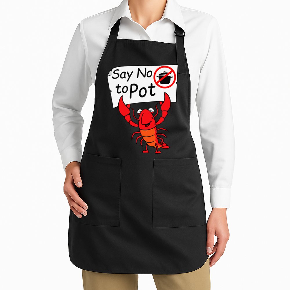 Crawfish Crayfish Say No To Pot Crawfish Boil Apron