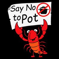 Crawfish Crayfish Say No To Pot Crawfish Boil Drawstring Bag
