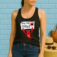 Crawfish Crayfish Say No To Pot Crawfish Boil Womens Tank Top