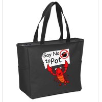 Crawfish Crayfish Say No To Pot Crawfish Boil Zip Tote Bag
