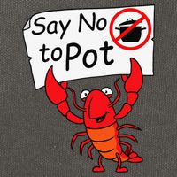 Crawfish Crayfish Say No To Pot Crawfish Boil Cotton Canvas Backpack