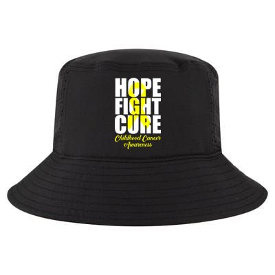 Childhood Cancer Support Hope Fight Cure Funny Gift Cool Comfort Performance Bucket Hat