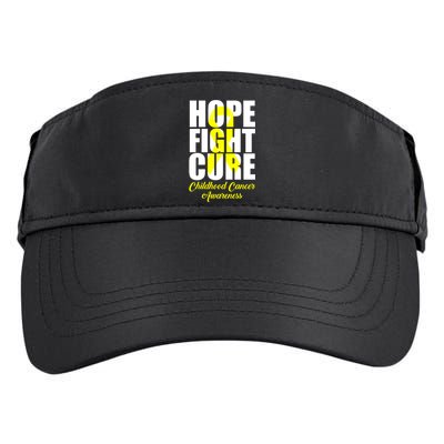 Childhood Cancer Support Hope Fight Cure Funny Gift Adult Drive Performance Visor