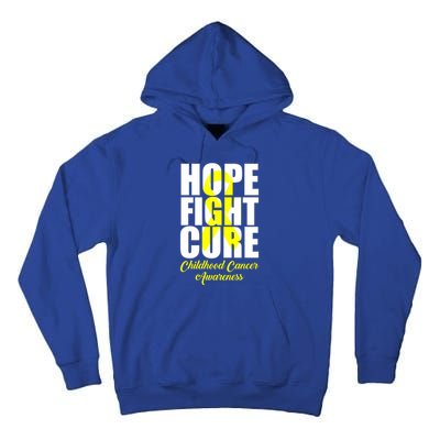 Childhood Cancer Support Hope Fight Cure Funny Gift Tall Hoodie