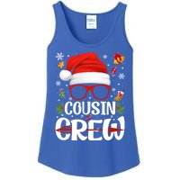 Cousin Crew Santa Hat Xmas Christmas Family Matching Pajamas Gift Ladies Essential Tank