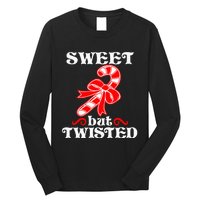 Candy Cane Sweet But Twisted Funny Christmas Short Sleeve Long Sleeve Shirt