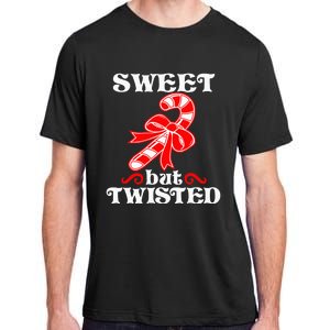 Candy Cane Sweet But Twisted Funny Christmas Short Sleeve Adult ChromaSoft Performance T-Shirt