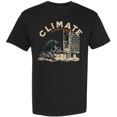 Climate Control Skeleton Hvac Technician Pride Garment-Dyed Heavyweight T-Shirt