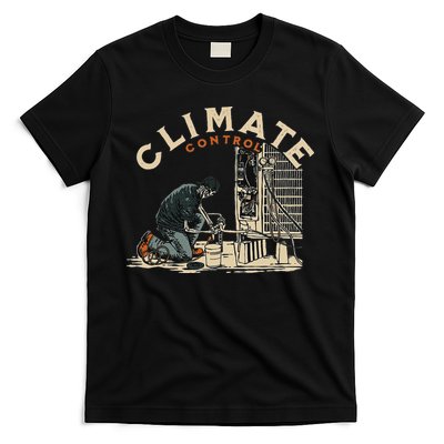 Climate Control Skeleton Hvac Technician Pride T-Shirt