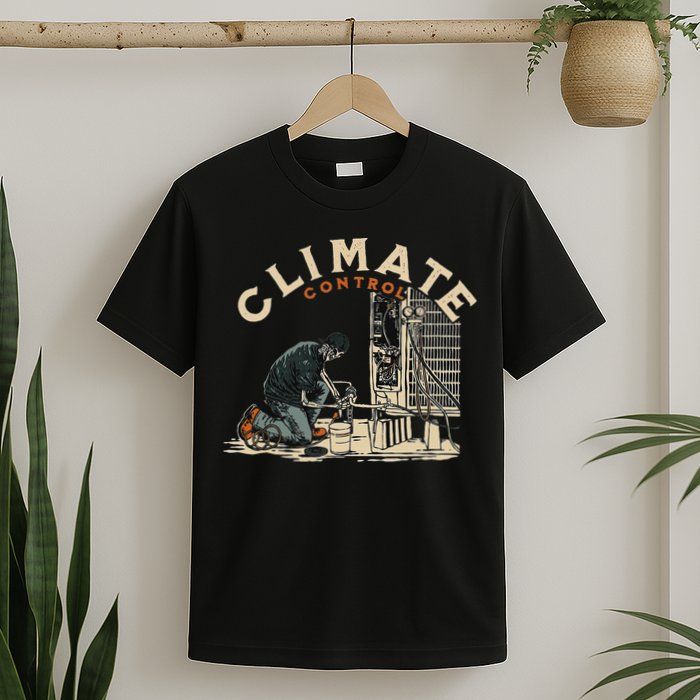 Climate Control Skeleton Hvac Technician Pride T-Shirt