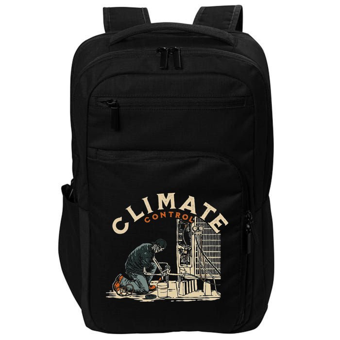 Climate Control Skeleton Hvac Technician Pride Impact Tech Backpack
