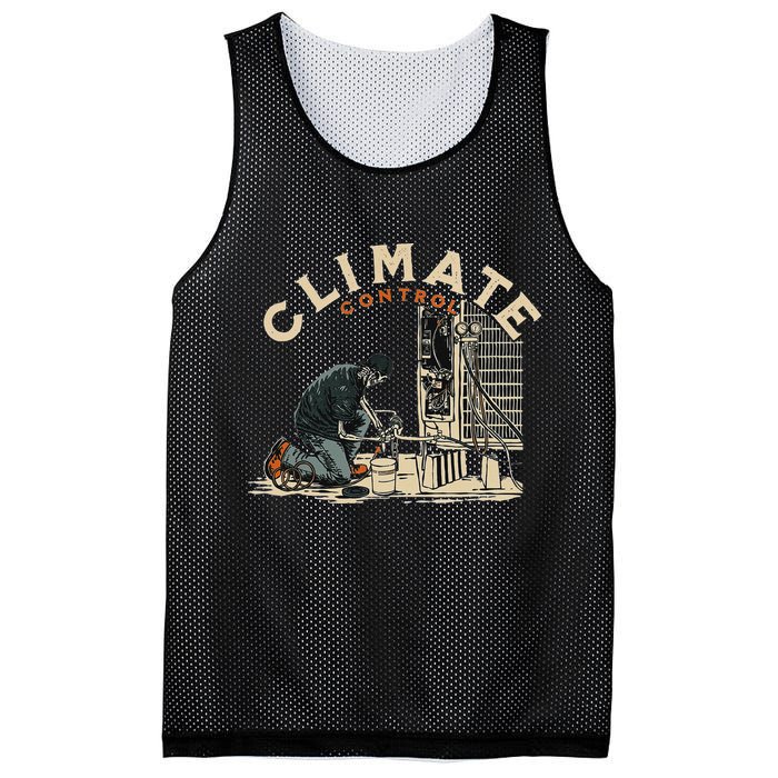 Climate Control Skeleton Hvac Technician Pride Mesh Reversible Basketball Jersey Tank