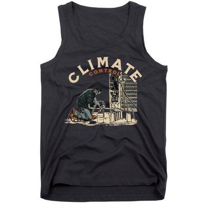 Climate Control Skeleton Hvac Technician Pride Tank Top