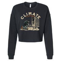 Climate Control Skeleton Hvac Technician Pride Cropped Pullover Crew