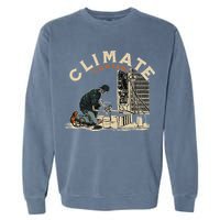 Climate Control Skeleton Hvac Technician Pride Garment-Dyed Sweatshirt