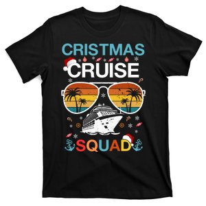 Christmas Cruise Squad Sunglasses Vacation Group Trip Crew T-Shirt