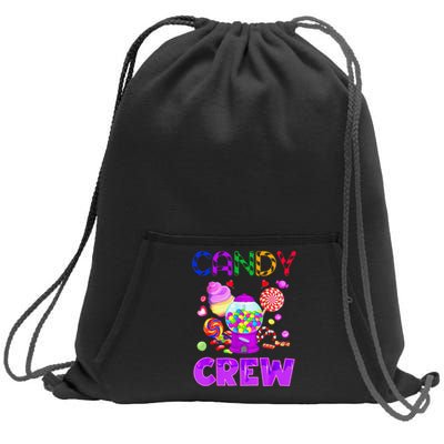 Candy Crew Sweetie Squad Decorations Sweatshirt Cinch Pack Bag