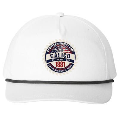 Calico California Silver Rush Ghost Town Old West Souvenir Snapback Five-Panel Rope Hat