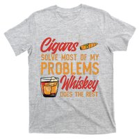 Cuban Cigar Smoking Whiskey Drinker Whisky Bourbon T-Shirt