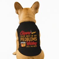 Cuban Cigar Smoking Whiskey Drinker Whisky Bourbon Doggie Tank