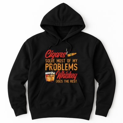 Cuban Cigar Smoking Whiskey Drinker Whisky Bourbon Hoodie