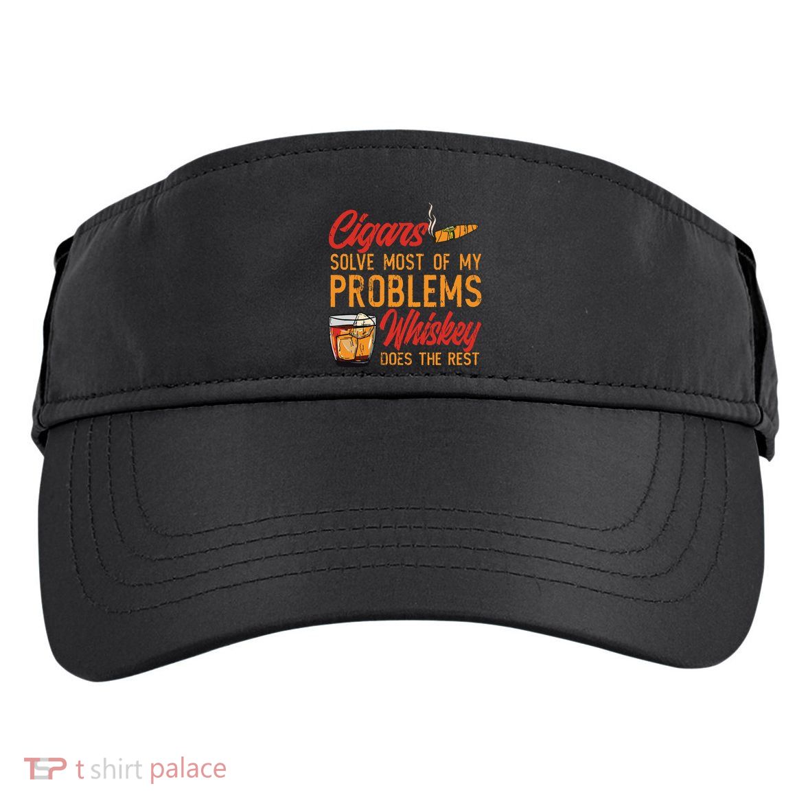 Cuban Cigar Smoking Whiskey Drinker Whisky Bourbon Adult Drive Performance Visor