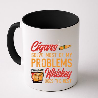 Cuban Cigar Smoking Whiskey Drinker Whisky Bourbon Mug