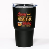 Cuban Cigar Smoking Whiskey Drinker Whisky Bourbon Tumbler