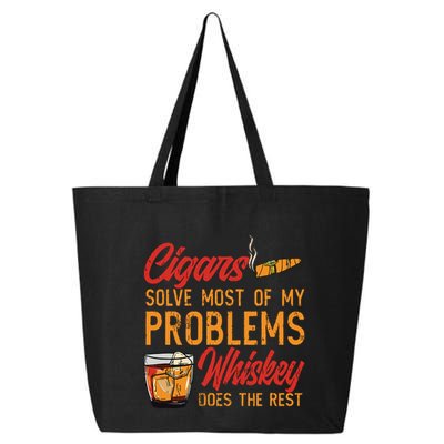 Cuban Cigar Smoking Whiskey Drinker Whisky Bourbon 25L Jumbo Tote