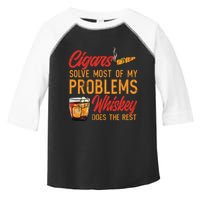 Cuban Cigar Smoking Whiskey Drinker Whisky Bourbon Toddler Fine Jersey T-Shirt