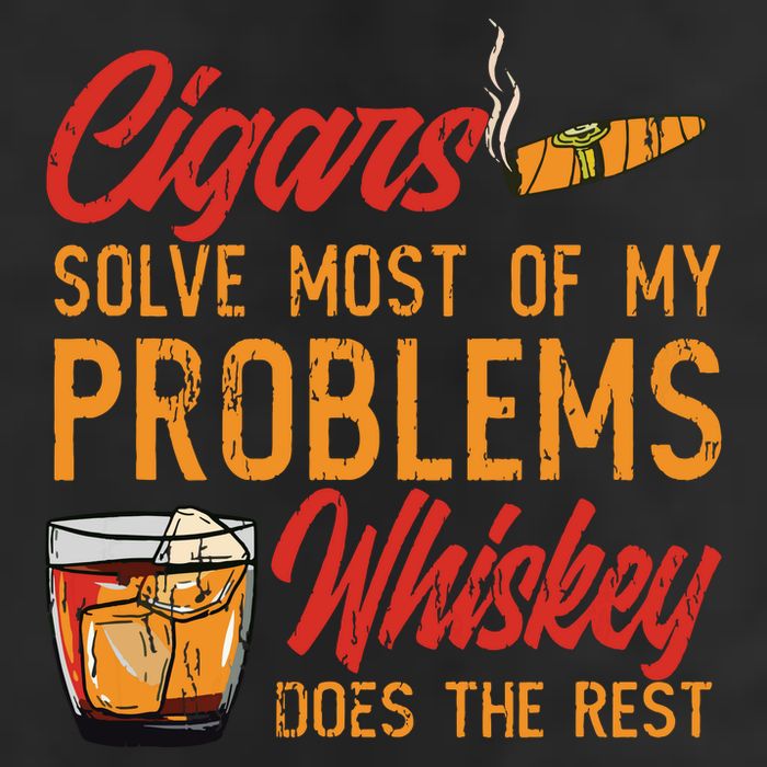Cuban Cigar Smoking Whiskey Drinker Whisky Bourbon Golf Towel