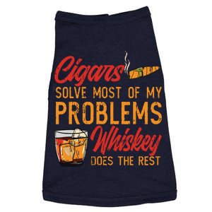 Cuban Cigar Smoking Whiskey Drinker Whisky Bourbon Doggie Tank