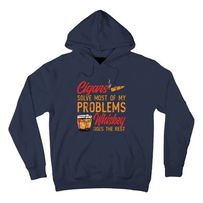 Cuban Cigar Smoking Whiskey Drinker Whisky Bourbon Hoodie