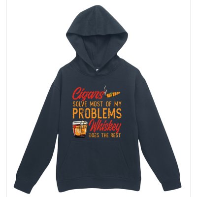 Cuban Cigar Smoking Whiskey Drinker Whisky Bourbon Urban Pullover Hoodie