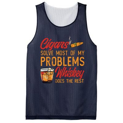 Cuban Cigar Smoking Whiskey Drinker Whisky Bourbon Mesh Reversible Basketball Jersey Tank