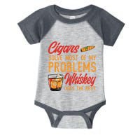 Cuban Cigar Smoking Whiskey Drinker Whisky Bourbon Infant Baby Jersey Bodysuit