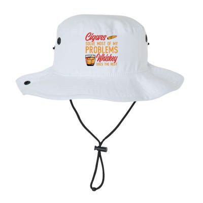 Cuban Cigar Smoking Whiskey Drinker Whisky Bourbon Legacy Cool Fit Booney Bucket Hat