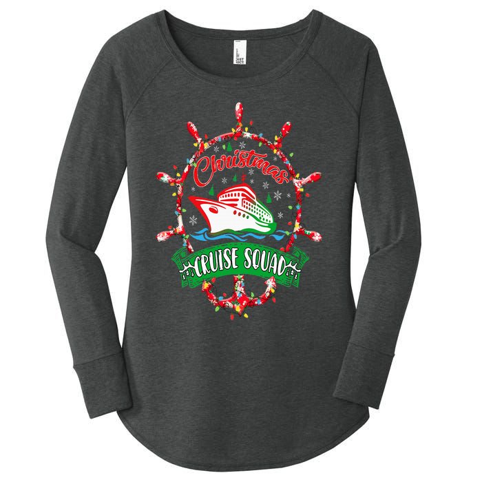 Christmas Cruise Squad Christmas Vacation Cruise Squad Women's Perfect Tri Tunic Long Sleeve Shirt