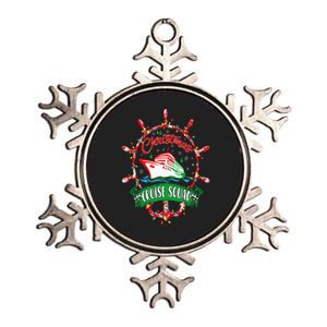 Christmas Cruise Squad Christmas Vacation Cruise Squad Metallic Star Ornament