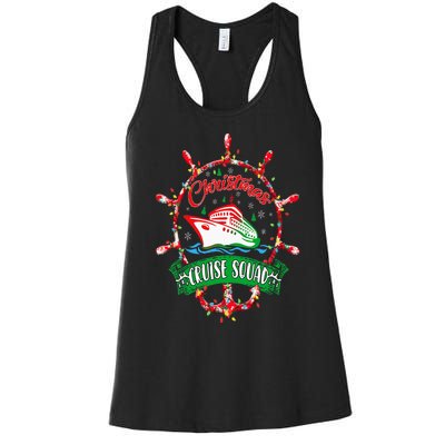 Christmas Cruise Squad Christmas Vacation Cruise Squad Women's Racerback Tank