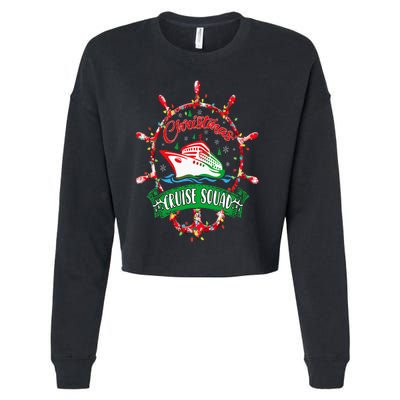 Christmas Cruise Squad Christmas Vacation Cruise Squad Cropped Pullover Crew