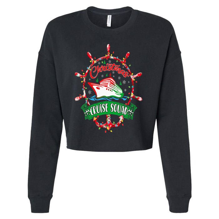 Christmas Cruise Squad Christmas Vacation Cruise Squad Cropped Pullover Crew