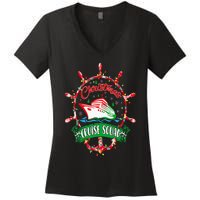 Christmas Cruise Squad Christmas Vacation Cruise Squad Women's V-Neck T-Shirt