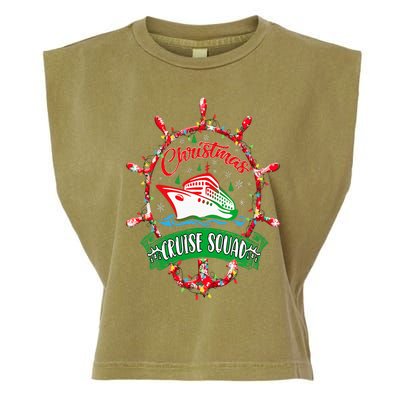 Christmas Cruise Squad Christmas Vacation Cruise Squad Garment-Dyed Women's Muscle Tee