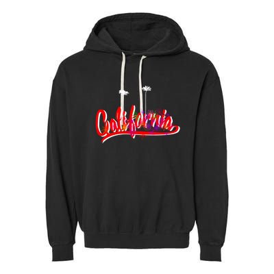 Cool California Script Logo Garment-Dyed Fleece Hoodie