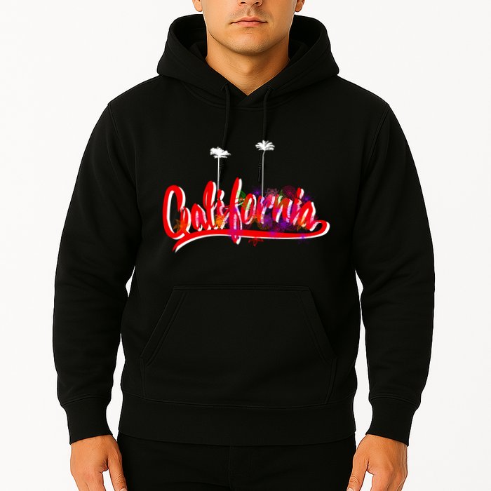 Cool California Script Logo Hoodie