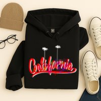 Cool California Script Logo Hoodie