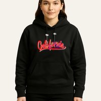Cool California Script Logo Hoodie