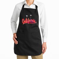Cool California Script Logo Apron